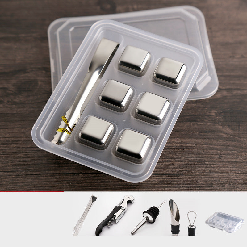 304 Stainless Steel Quick  Whiskey Ice Cubes