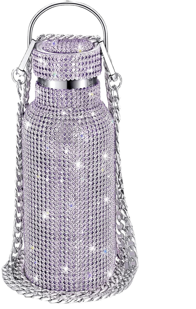 Diamond Insulated Cup With Chain
