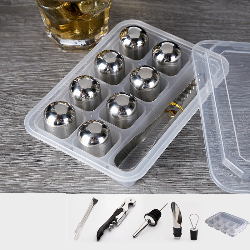 304 Stainless Steel Quick  Whiskey Ice Cubes